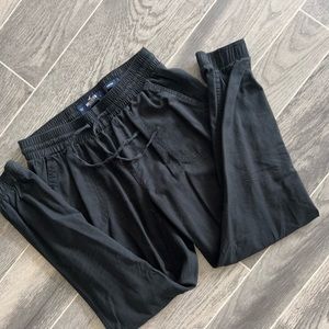 BLACK HOLLISTER JOGGERS